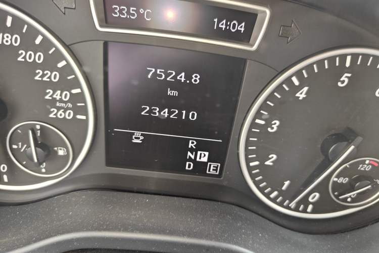 Used Mercedes-Benz A-Class 2013 A 180 Fashion Model Odometer Close Up