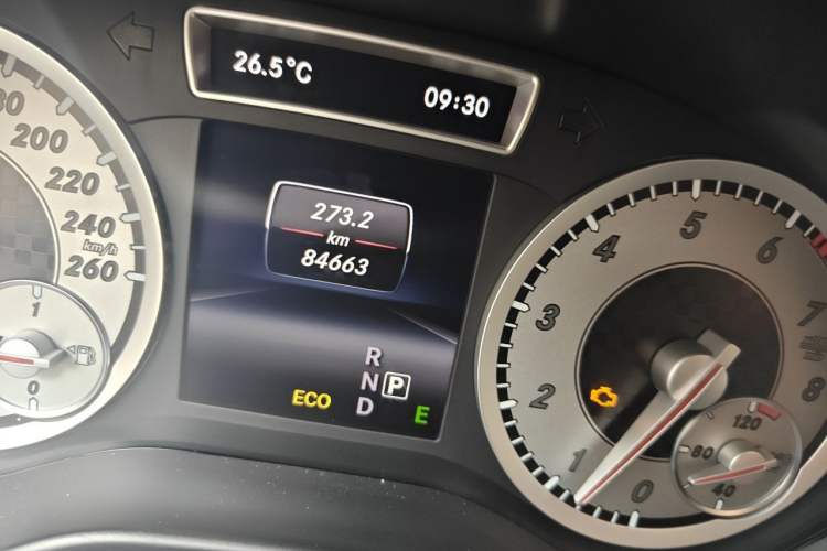 Used Mercedes-Benz A-Class 2013 A 200 Urban Edition Odometer Close Up