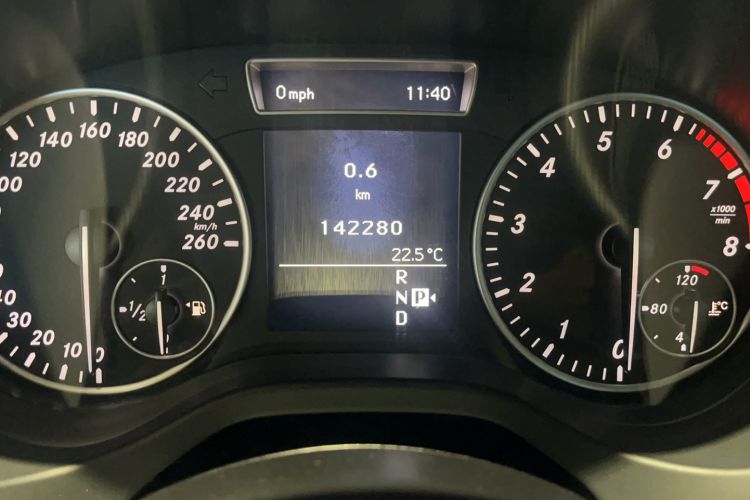 Used Mercedes-Benz A-Class 2013 A 180 Fashion Model Odometer Close Up