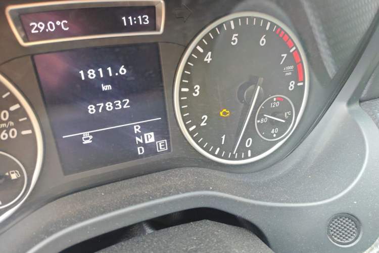 Used Mercedes-Benz A-Class 2013 A 180 Fashion Model Odometer Close Up