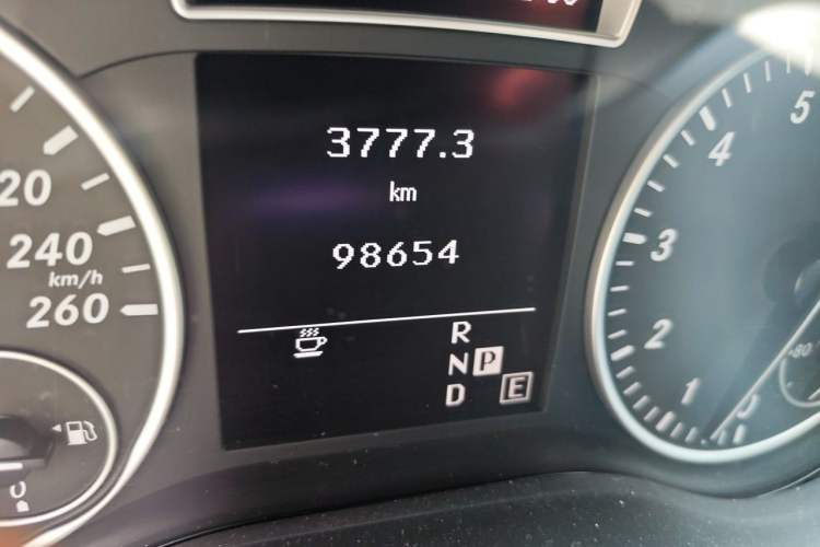 Used Mercedes-Benz A-Class 2013 A 180 Fashion Model Odometer Close Up