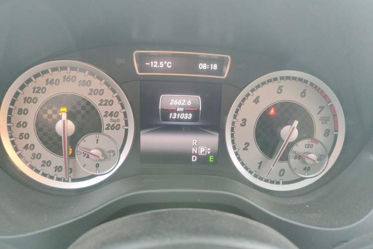 Used Mercedes-Benz A-Class 2013 A 200 Urban Edition Odometer Close Up