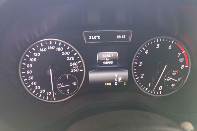 Used Mercedes-Benz A-Class 2013 A 180 Fashion Model Odometer Close Up