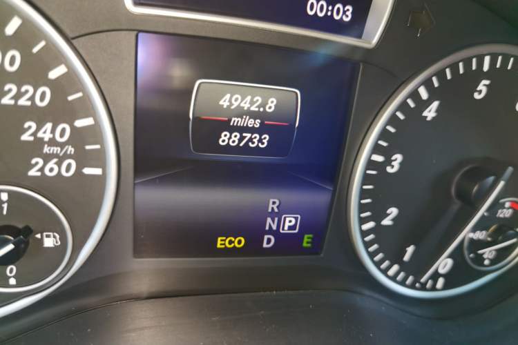Used Mercedes-Benz A-Class 2013 A 180 Fashion Model Odometer Close Up