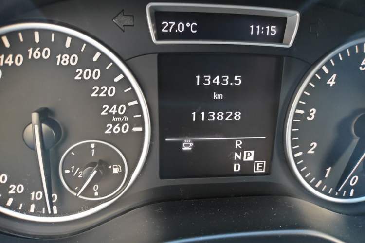 Used Mercedes-Benz A-Class 2013 A 180 Fashion Model Odometer Close Up