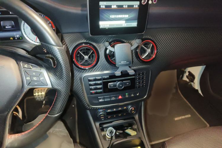 Used Mercedes-Benz A-Class 2013 A 260 Sport model Audio And AC Panel