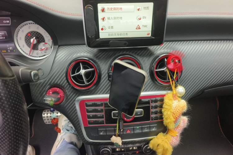 Used Mercedes-Benz A-Class 2013 A 260 Sport model Audio And AC Panel
