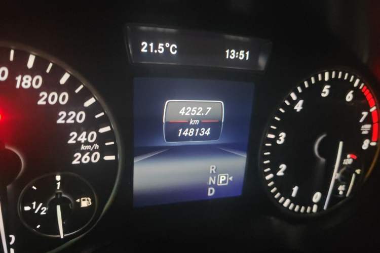 Used Mercedes-Benz A-Class 2013 A 180 Fashion Model Odometer Close Up