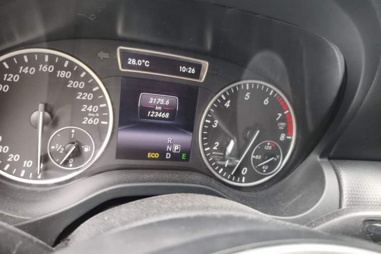 Used Mercedes-Benz A-Class 2013 A 180 Fashion Model Odometer Close Up