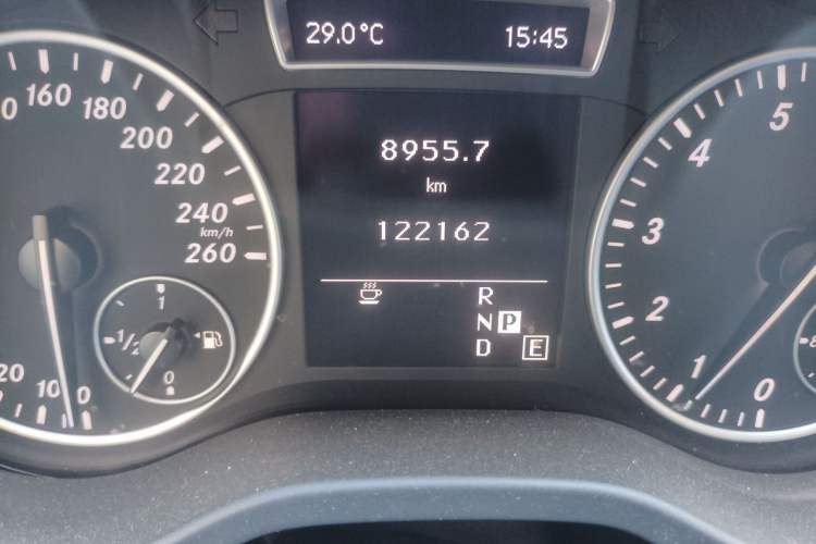 Used Mercedes-Benz A-Class 2013 A 180 Fashion Model Odometer Close Up