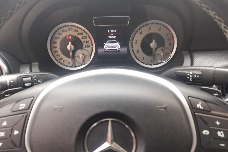 Used Mercedes-Benz A-Class 2013 A 200 Urban Edition Odometer Close Up