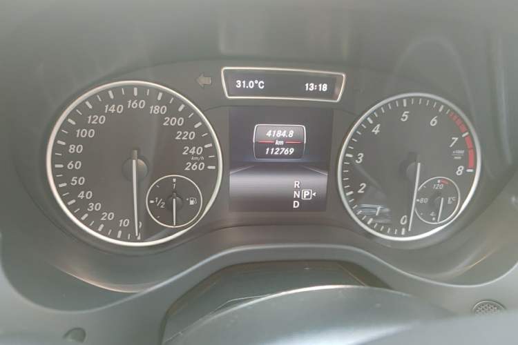 Used Mercedes-Benz A-Class 2013 A 180 Fashion Model Odometer Close Up