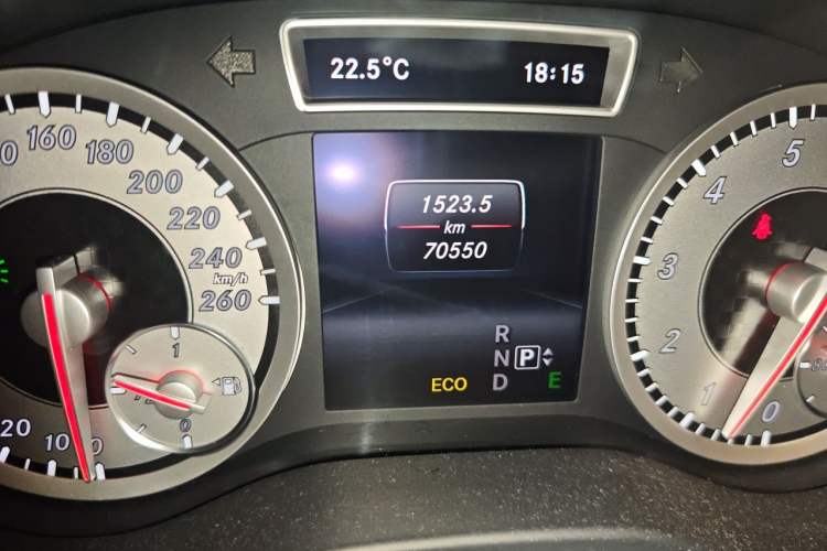 Used Mercedes-Benz A-Class 2013 A 200 Urban Edition Odometer Close Up