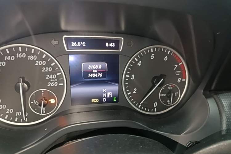 Used Mercedes-Benz A-Class 2013 A 180 Fashion Model Odometer Close Up