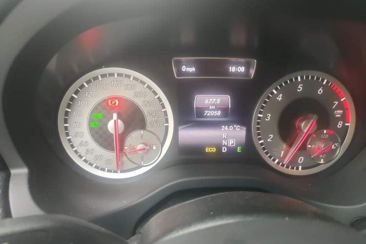 Used Mercedes-Benz A-Class 2013 A 200 Urban Edition Odometer Close Up