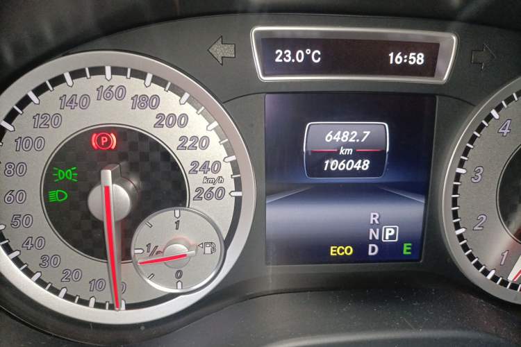 Used Mercedes-Benz A-Class 2013 A 200 Urban Edition Odometer Close Up