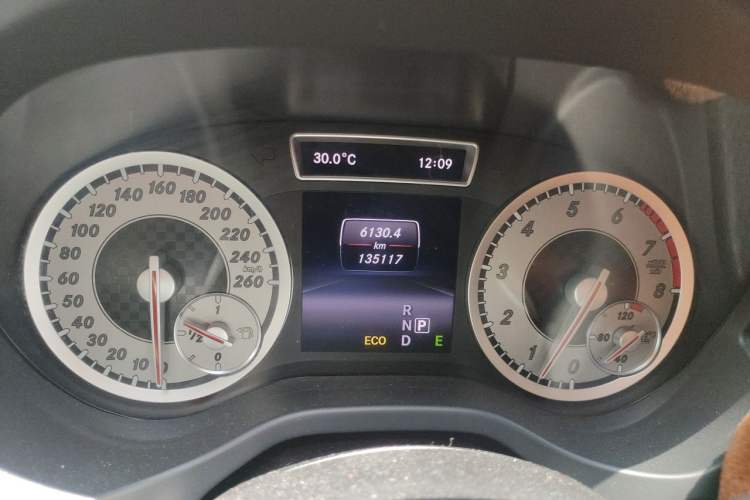 Used Mercedes-Benz A-Class 2013 A 200 Urban Edition Odometer Close Up