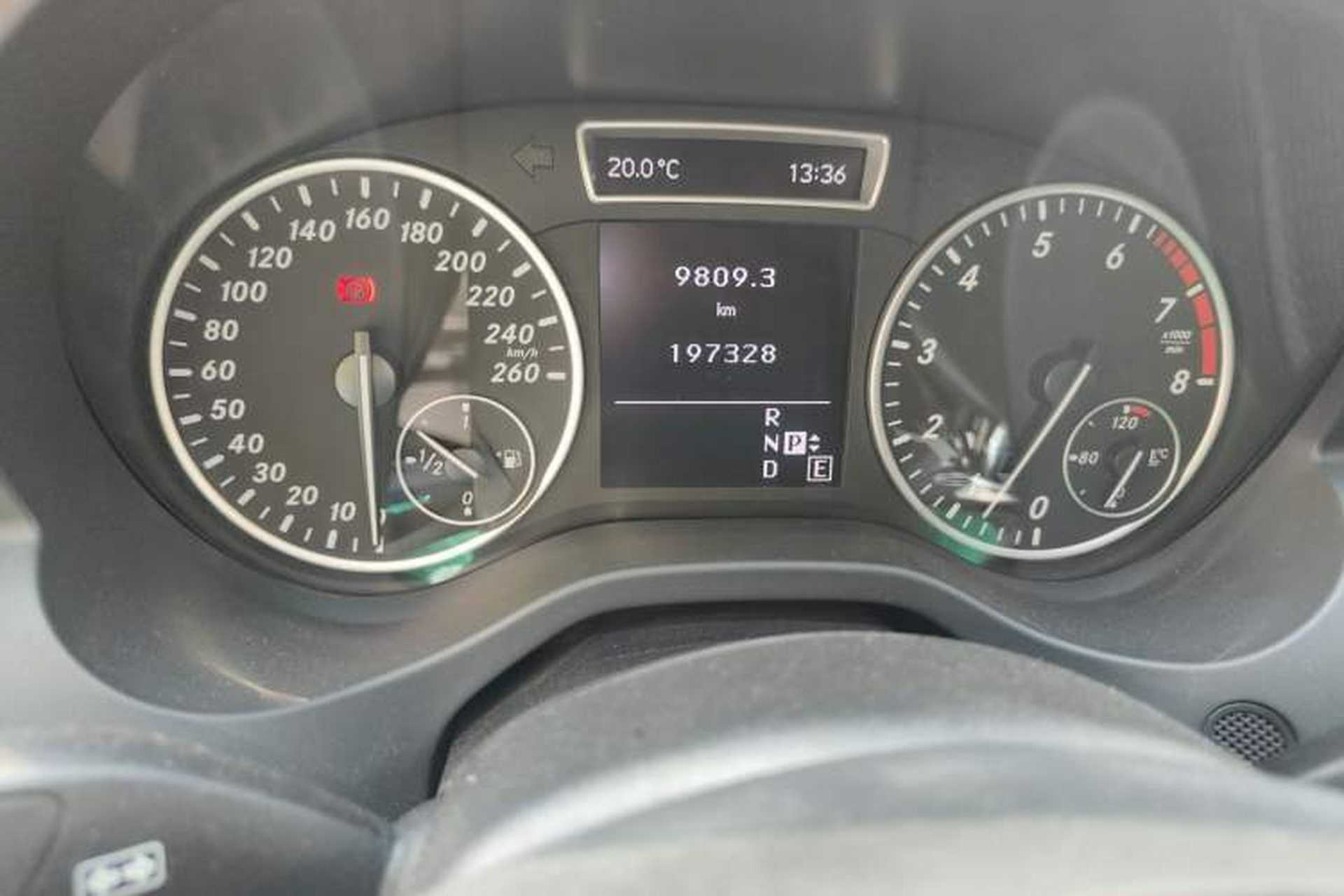 Used Mercedes-Benz A-Class 2013 A 180 Fashion Model Odometer Close Up