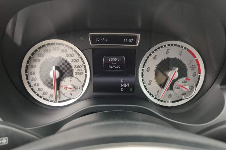 Used Mercedes-Benz A-Class 2013 A 200 Urban Edition Odometer Close Up