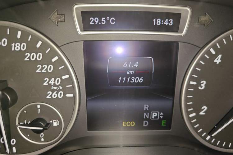 Used Mercedes-Benz A-Class 2013 A 180 Fashion Model Odometer Close Up