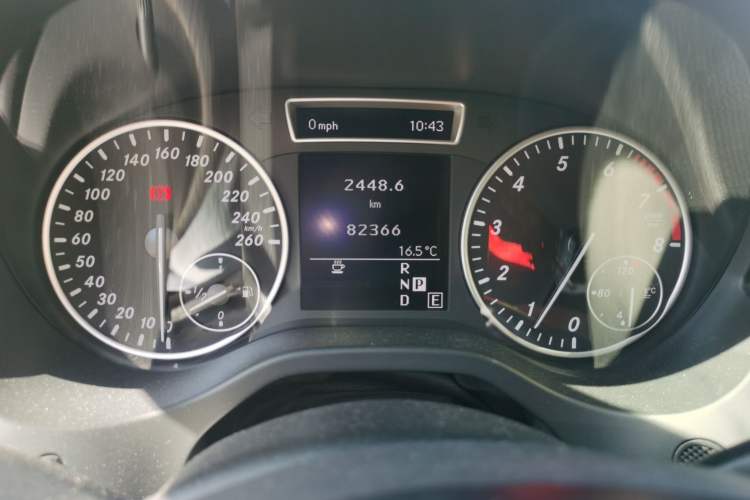 Used Mercedes-Benz A-Class 2013 A 180 Fashion Model Odometer Close Up