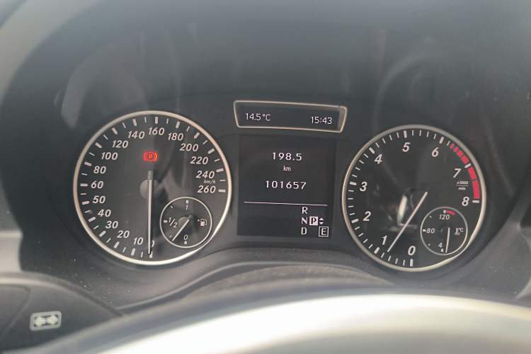 Used Mercedes-Benz A-Class 2013 A 180 Fashion Model Odometer Close Up