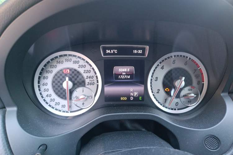 Used Mercedes-Benz A-Class 2013 A 200 Urban Edition Odometer Close Up