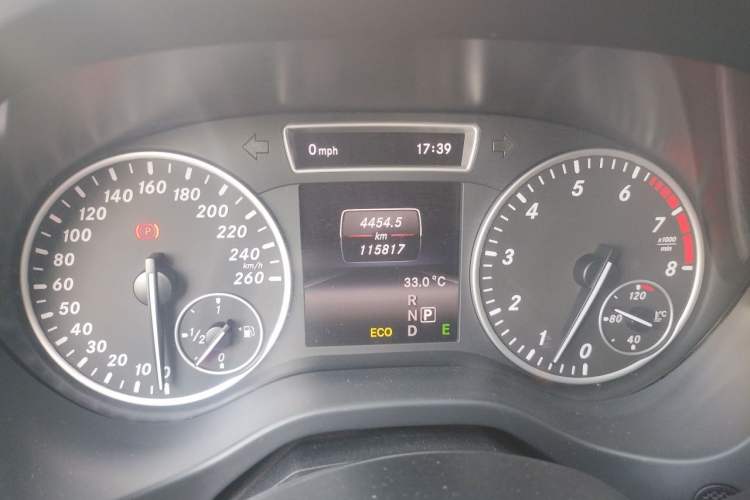 Used Mercedes-Benz A-Class 2013 A 180 Fashion Model Odometer Close Up