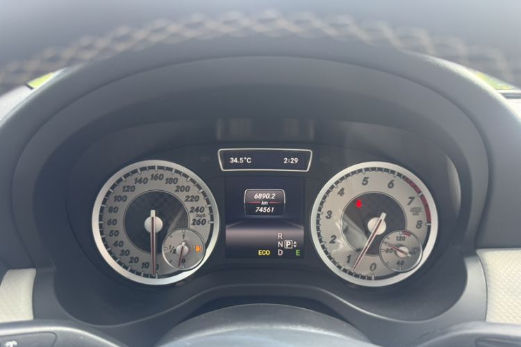 Used Mercedes-Benz A-Class 2013 A 200 Urban Edition Odometer Close Up