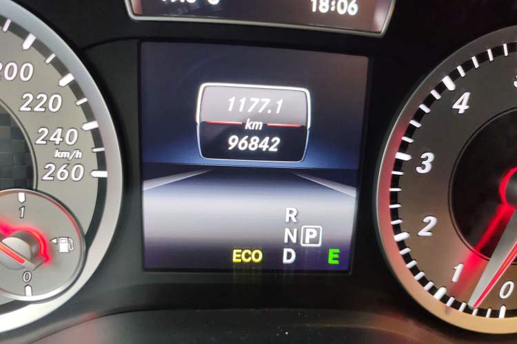 Used Mercedes-Benz A-Class 2013 A 200 Urban Edition Odometer Close Up