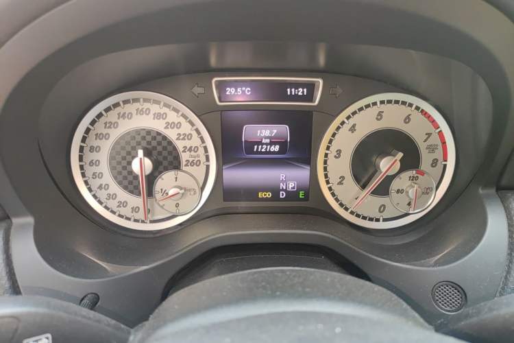 Used Mercedes-Benz A-Class 2013 A 200 Urban Edition Odometer Close Up