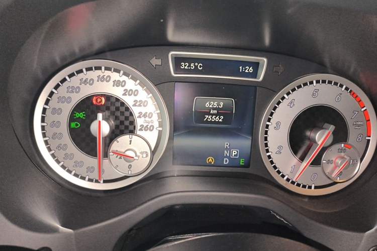 Used Mercedes-Benz A-Class 2015 A 200 Fashion Model Odometer Close Up