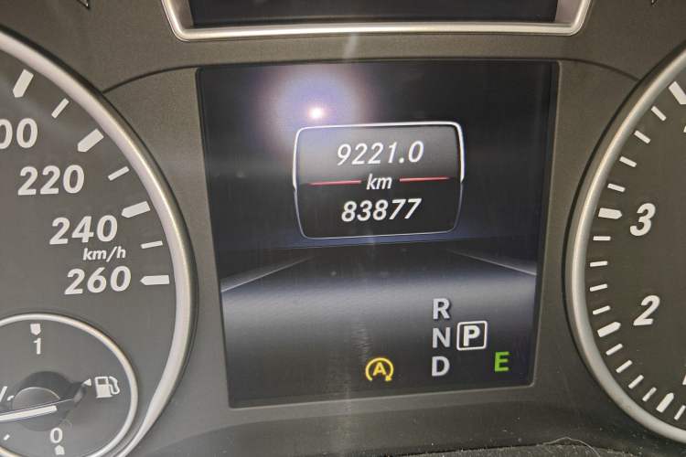 Used Mercedes-Benz A-Class 2015 A 180 Standard Model Odometer Close Up