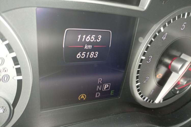 Used Mercedes-Benz A-Class 2015 A 200 Fashion Model Odometer Close Up