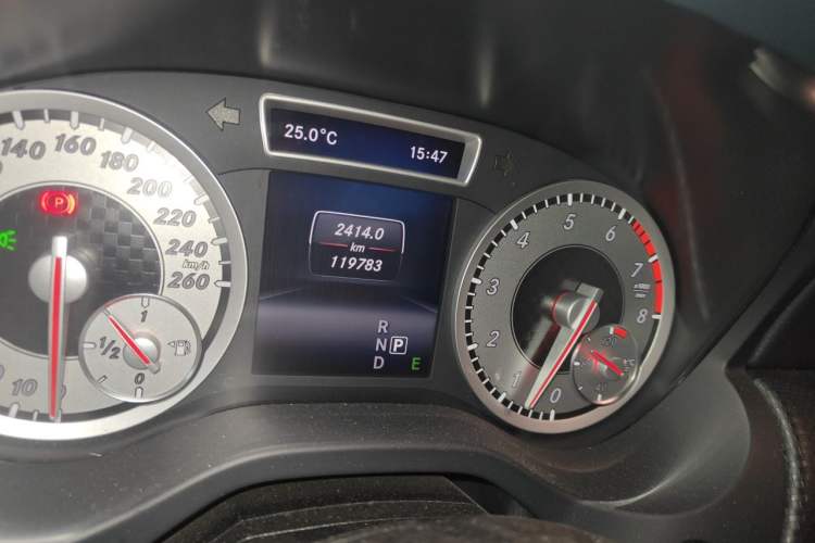 Used Mercedes-Benz A-Class 2015 A 200 Fashion Model Odometer Close Up
