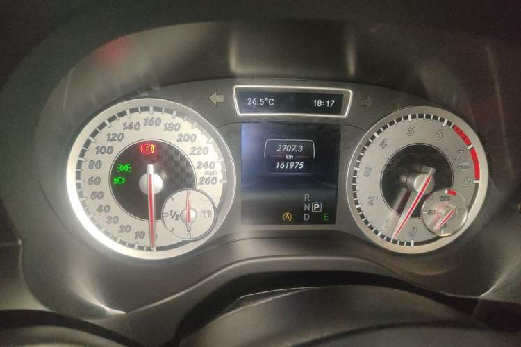 Used Mercedes-Benz A-Class 2015 A 200 Fashion Model Odometer Close Up