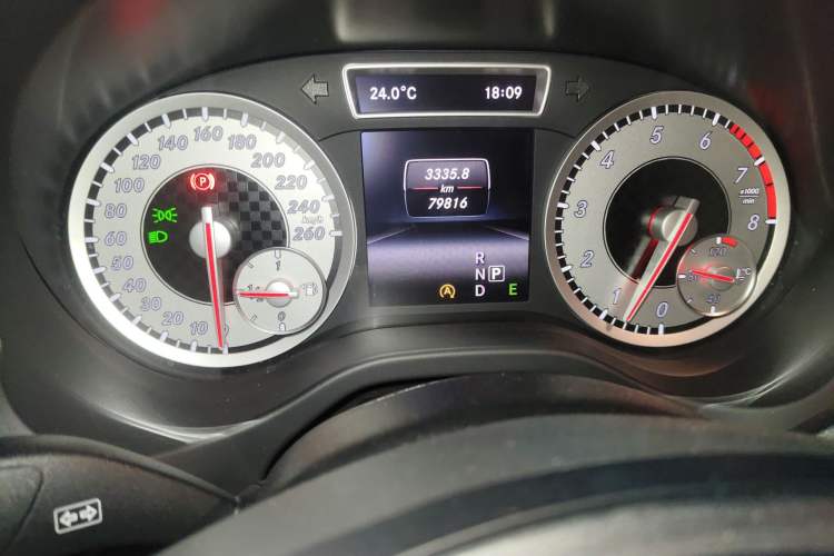 Used Mercedes-Benz A-Class 2015 A 200 Fashion Model Odometer Close Up