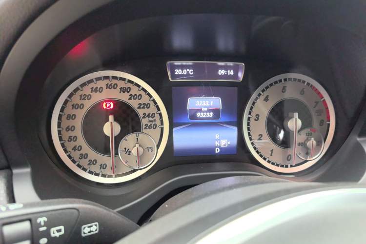 Used Mercedes-Benz A-Class 2015 A 200 Fashion Model Odometer Close Up