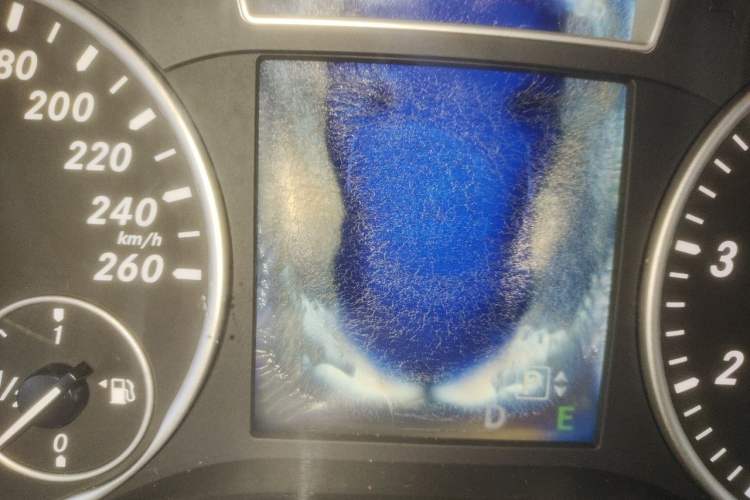 Used Mercedes-Benz A-Class 2015 A 180 Standard Model Odometer Close Up