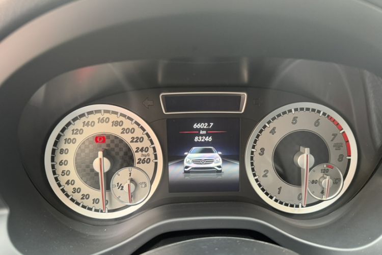 Used Mercedes-Benz A-Class 2015 A 200 Fashion Model Odometer Close Up