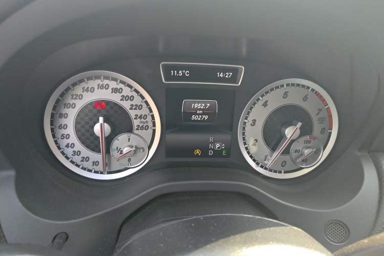 Used Mercedes-Benz A-Class 2015 A 200 Fashion Model Odometer Close Up