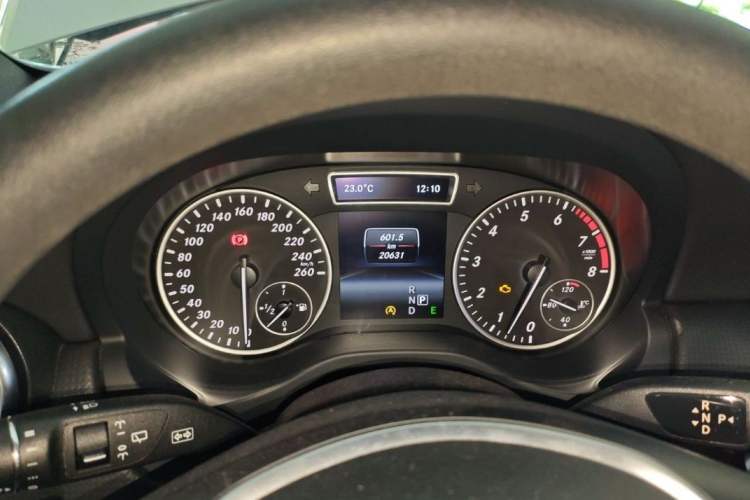 Used Mercedes-Benz A-Class 2015 A 180 Standard Model Odometer Close Up