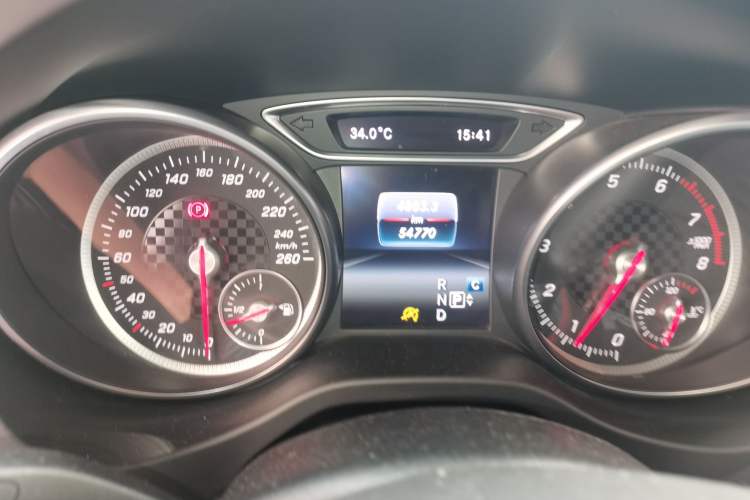 Used Mercedes-Benz A-Class 2016 A 200 Fashion Model Odometer Close Up
