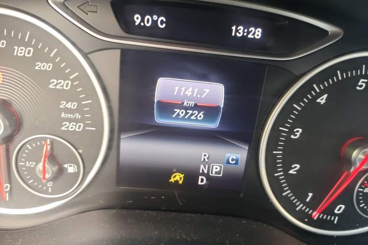 Used Mercedes-Benz A-Class 2016 A 200 Dynamic Edition Odometer Close Up