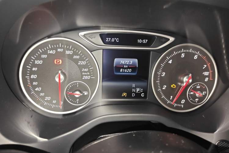 Used Mercedes-Benz A-Class 2016 A 200 Dynamic Edition Odometer Close Up
