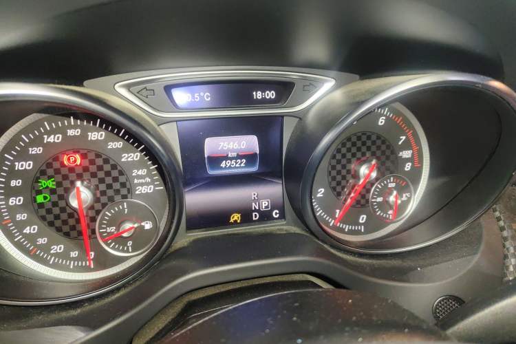 Used Mercedes-Benz A-Class 2016 A 200 Fashion Model Odometer Close Up