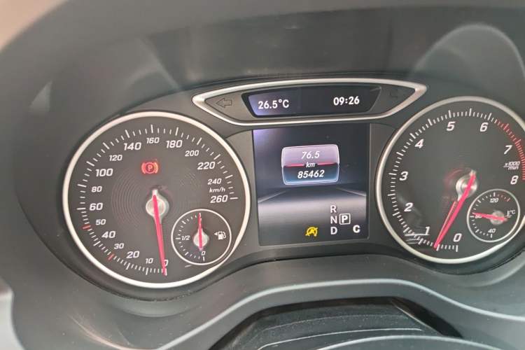 Used Mercedes-Benz A-Class 2016 A 200 Dynamic Edition Odometer Close Up