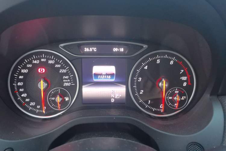 Used Mercedes-Benz A-Class 2016 A 200 Dynamic Edition Odometer Close Up