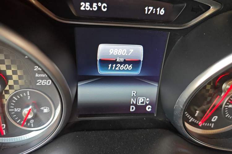 Used Mercedes-Benz A-Class 2016 A 200 Fashion Model Odometer Close Up