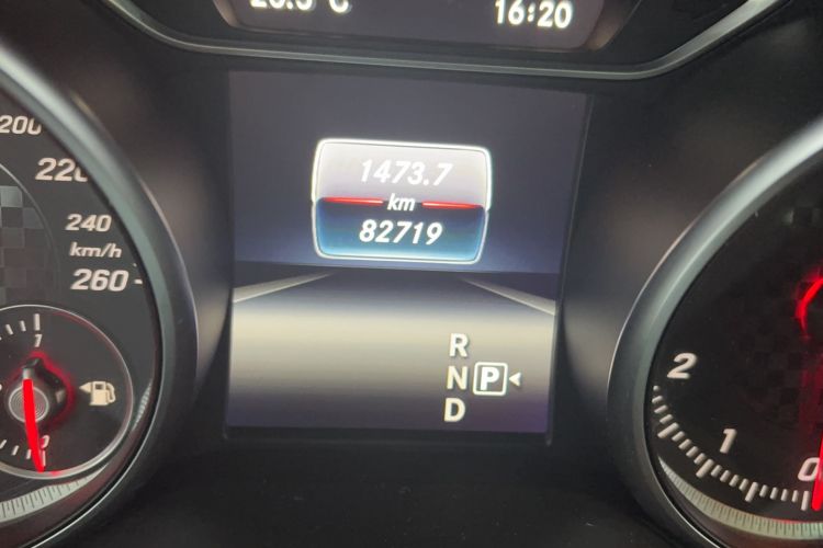 Used Mercedes-Benz A-Class 2016 A 200 Fashion Model Odometer Close Up